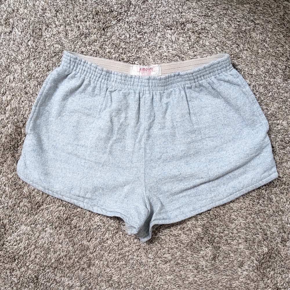 Vintage 1980s Empire Flannel Gym Shorts